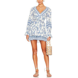 Hemant And Nandita White Short Dress Size XL